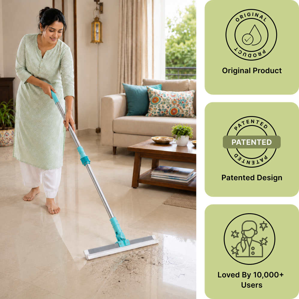 Magic Broom Pro™ | Adjustable Silicon Blade | 180° Rotating Head